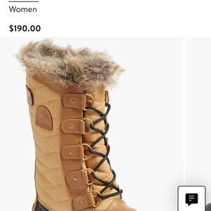 Women's Tan Fur-Lined Boots